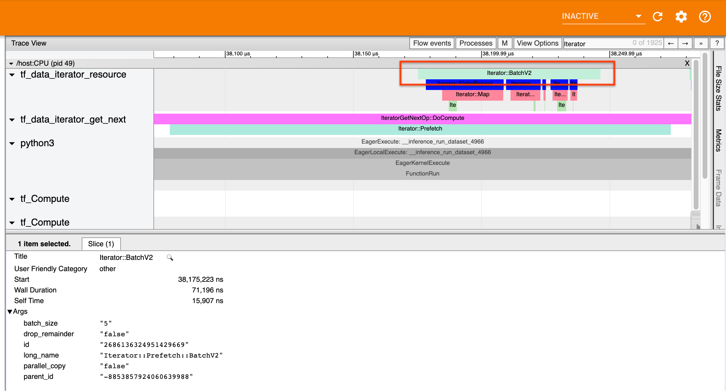 tf.data.Dataset.range(10).map(lambda x: x).repeat(2).batch(5).prefetch(1) image